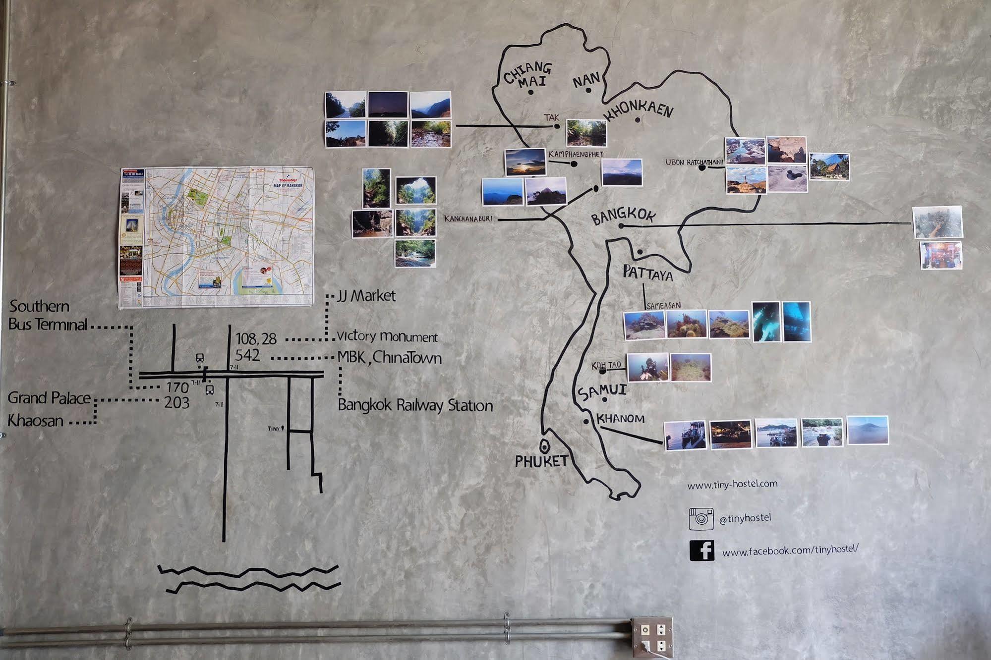 Tiny Hostel Банкок Екстериор снимка